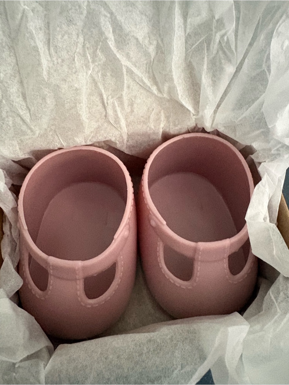Pink Mary Jane-Style Baby Doll Shoes - dinkum doll